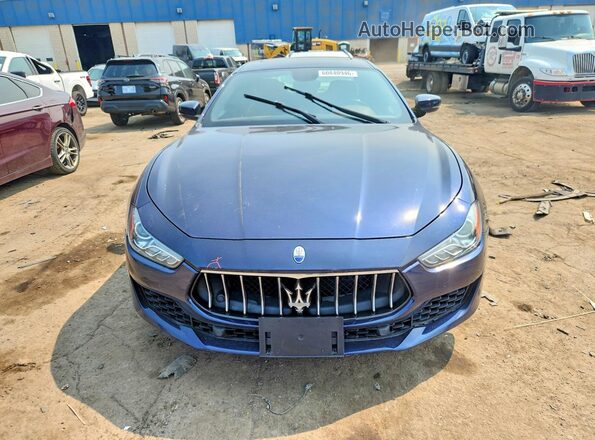 ZAM57YTAXJ1286239 2018 MASERATI GHIBLI Синий Вид спереди