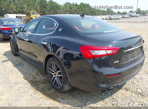 ZAM57YTAXK1328393 2019 MASERATI GHIBLI Black Задня ліва чверть