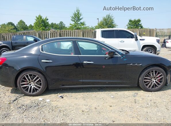 ZAM57YTAXK1328393 2019 MASERATI GHIBLI Black Вид задньої частини салону