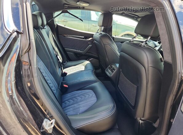 ZAM57YTL0J1293296 2018 MASERATI GHIBLI Black Вид задніх сидінь
