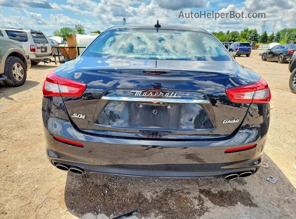 ZAM57YTL0J1293296 2018 MASERATI GHIBLI Black Вид ззаду