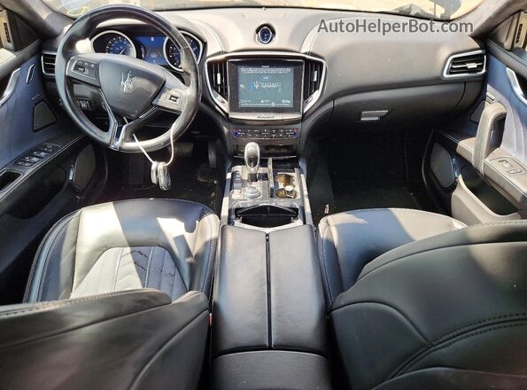 ZAM57YTL0J1293296 2018 MASERATI GHIBLI Black Вид панелі приладів