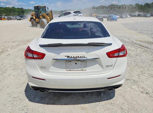 ZAM57YTL6K1325878 2019 MASERATI GHIBLI White Vista trasera