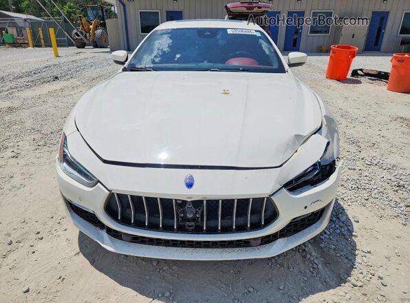 ZAM57YTL6K1325878 2019 MASERATI GHIBLI White Vista frontal