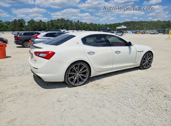 ZAM57YTL6K1325878 2019 MASERATI GHIBLI White Trasero derecho