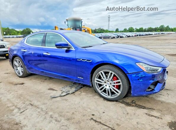 ZAM57YTS2K1329627 2019 MASERATI GHIBLI Blue წინა მარჯვენა