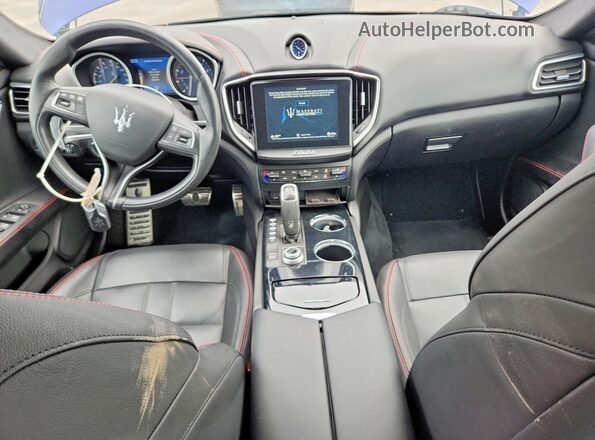 ZAM57YTS2K1329627 2019 MASERATI GHIBLI Blue წინა პანელის ხედი