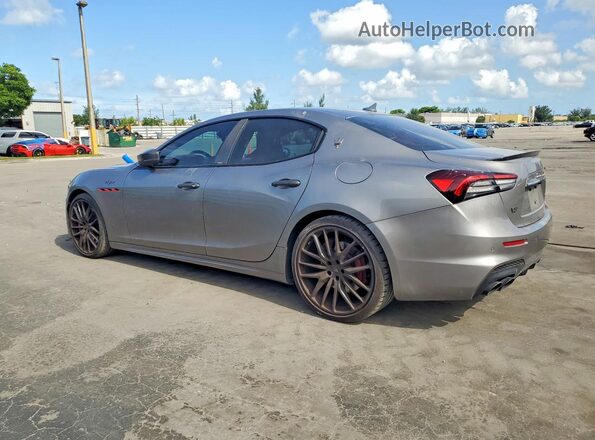 ZAM57ZST1NX399881 2022 MASERATI GHIBLI Gray Задня ліва чверть