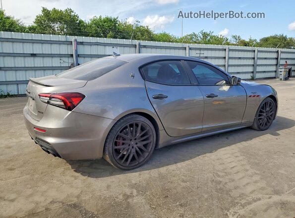 ZAM57ZST1NX399881 2022 MASERATI GHIBLI Gray Задня права чверть
