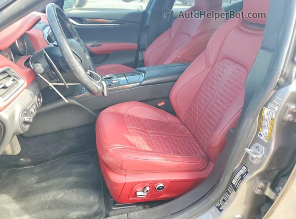 ZAM57ZST1NX399881 2022 MASERATI GHIBLI Gray Вид салону спереду