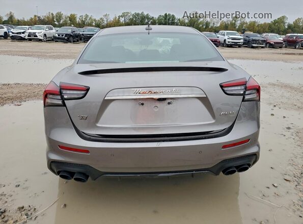 ZAM57ZST7NX398329 2022 MASERATI GHIBLI Silver Հետևի տեսք