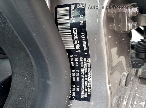 ZAM57ZST7NX398329 2022 MASERATI GHIBLI Silver VIN կոդի պիտակի տեսք