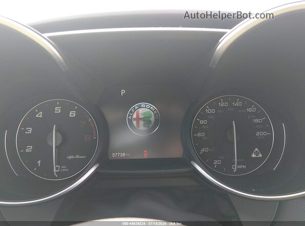 ZARFAEAV1J7590268 2018 ALFA ROMEO GIULIA Blue Rear seats view