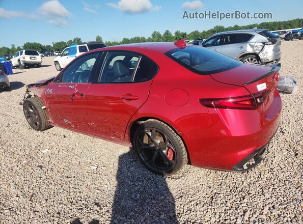 ZARFAEAV3J7570166 2018 ALFA ROMEO GIULIA Red Հետևի ձախ