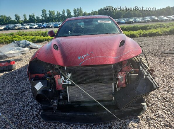 ZARFAEAV3J7570166 2018 ALFA ROMEO GIULIA Red Դիմացի տեսք