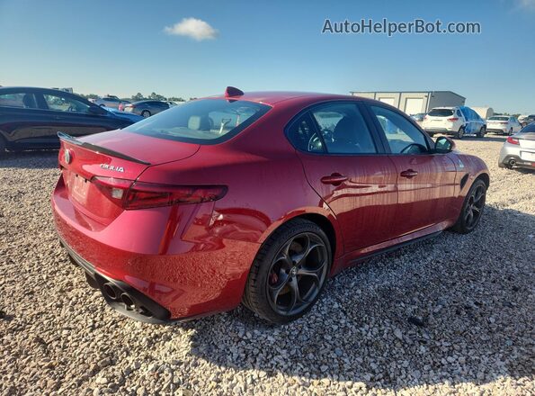 ZARFAEAV3J7570166 2018 ALFA ROMEO GIULIA Red Հետևի աջ