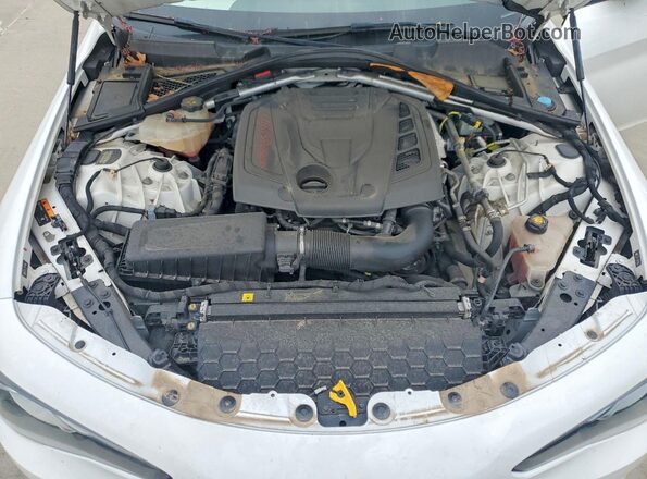 ZARFAECN2H7552183 2017 ALFA ROMEO GIULIA White Սալոնի հետևի տեսք