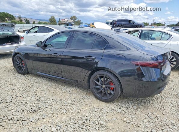 ZARFAECN3H7551513 2017 ALFA ROMEO GIULIA Black Trasero izquierdo