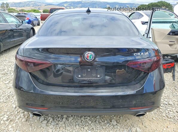 ZARFAECN3H7551513 2017 ALFA ROMEO GIULIA Black Vista trasera