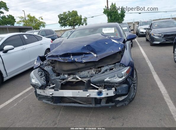 ZARFAECN3J7589183 2018 ALFA ROMEO GIULIA Синий Вид спереди