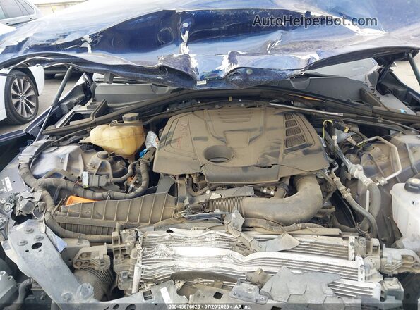 ZARFAECN3J7589183 2018 ALFA ROMEO GIULIA Синий Вид сзади