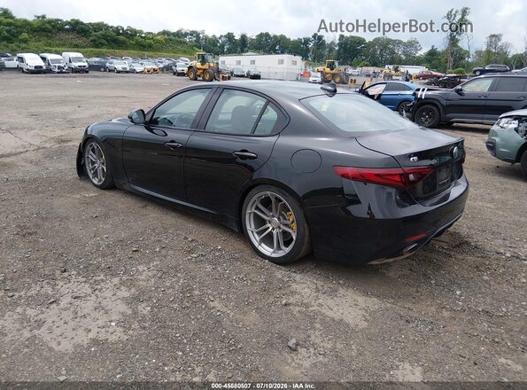 ZARFAECN4H7537846 2017 ALFA ROMEO GIULIA Black Rear left