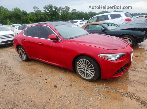 ZARFAECN5H7536818 2017 ALFA ROMEO GIULIA Red Առջևի աջ