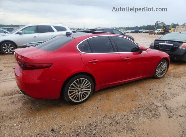 ZARFAECN5H7536818 2017 ALFA ROMEO GIULIA Red Հետևի աջ