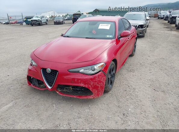 ZARFAEDNXH7540846 2017 ALFA ROMEO GIULIA Red Przód lewy