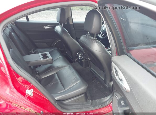 ZARFAEDNXH7540846 2017 ALFA ROMEO GIULIA Red Widok naklejki z numerem VIN