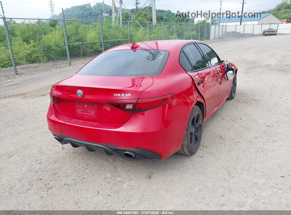 ZARFAEDNXH7540846 2017 ALFA ROMEO GIULIA Red Tył prawy