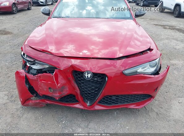 ZARFAEEN0H7556312 2017 ALFA ROMEO GIULIA Red წინა პანელის ხედი