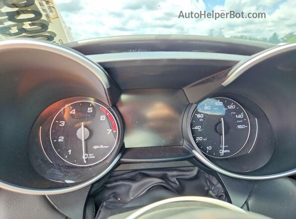 ZARFAEEN6H7546545 2017 ALFA ROMEO GIULIA Gray Սարքավորումների վահանակի տեսք