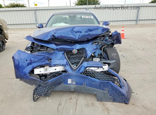 ZARFAEEN9H7552730 2017 ALFA ROMEO GIULIA Blue Front view