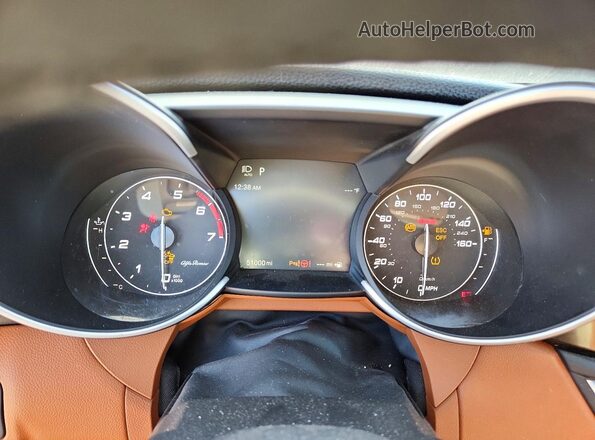 ZARFAMAN0L7632149 2020 ALFA ROMEO GIULIA Gray Սարքավորումների վահանակի տեսք