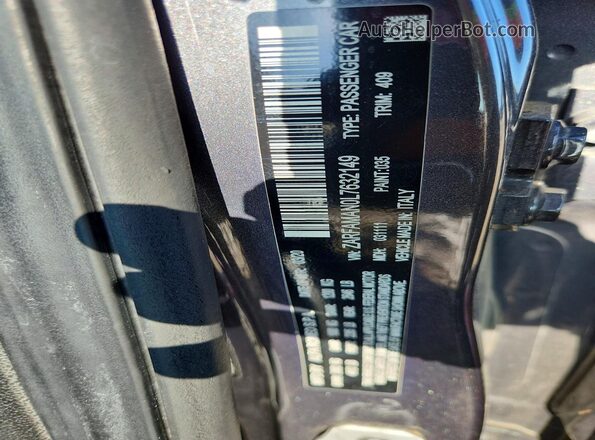 ZARFAMAN0L7632149 2020 ALFA ROMEO GIULIA Gray Շարժիչի բաժամունքի տեսք