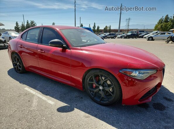 ZARFAMAN0L7635598 2020 ALFA ROMEO GIULIA Red Առջևի աջ