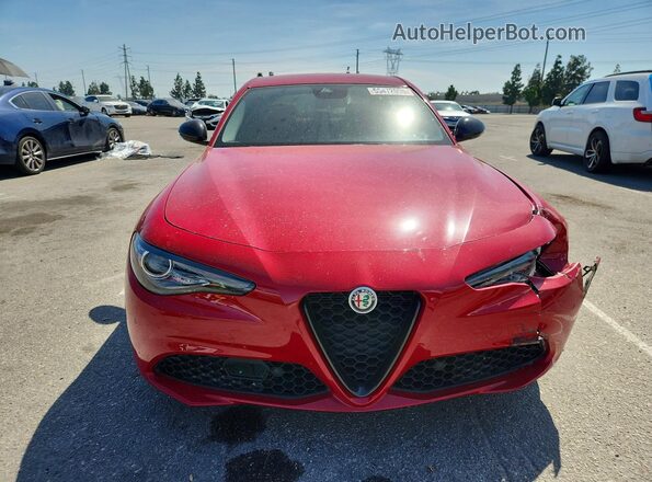 ZARFAMAN0L7635598 2020 ALFA ROMEO GIULIA Red Դիմացի տեսք