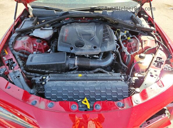 ZARFAMAN0L7635598 2020 ALFA ROMEO GIULIA Red Սալոնի հետևի տեսք