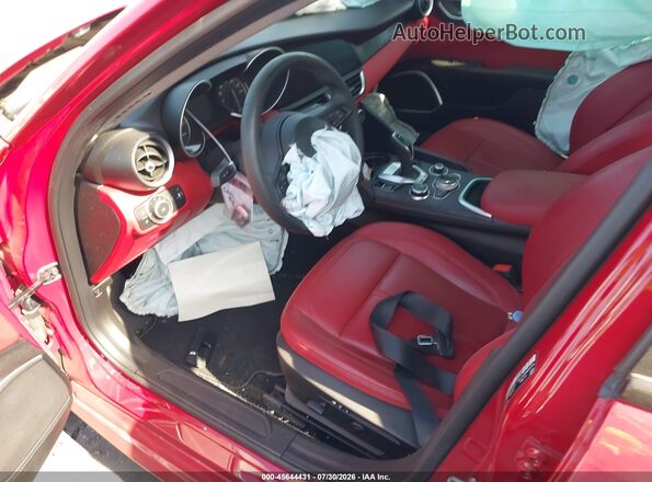 ZARFAMAN0M7639037 2021 ALFA ROMEO GIULIA Red 