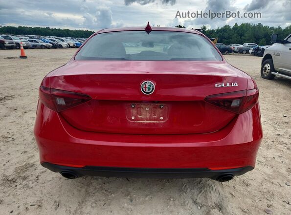 ZARFAMAN0N7662870 2022 ALFA ROMEO GIULIA Red უკანა ხედი
