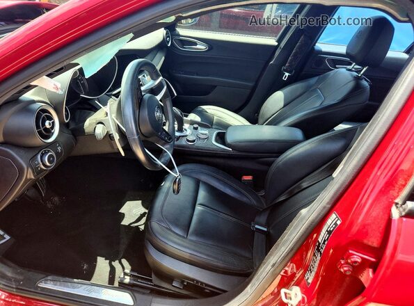 ZARFAMAN0N7662870 2022 ALFA ROMEO GIULIA Red წინა სალონის ხედი
