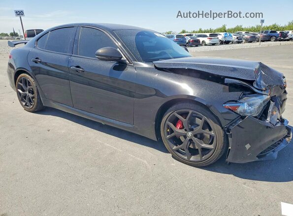 ZARFAMAN1L7633892 2020 ALFA ROMEO GIULIA Черный Передняя правая четверть