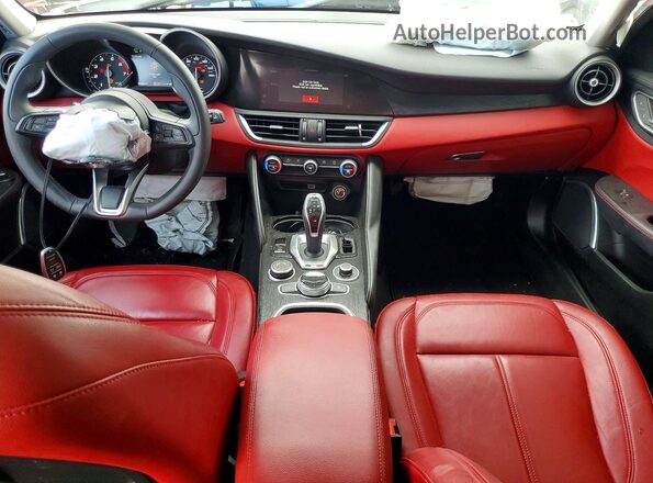 ZARFAMAN3L7636972 2020 ALFA ROMEO GIULIA White Առջևի վահանակի տեսք