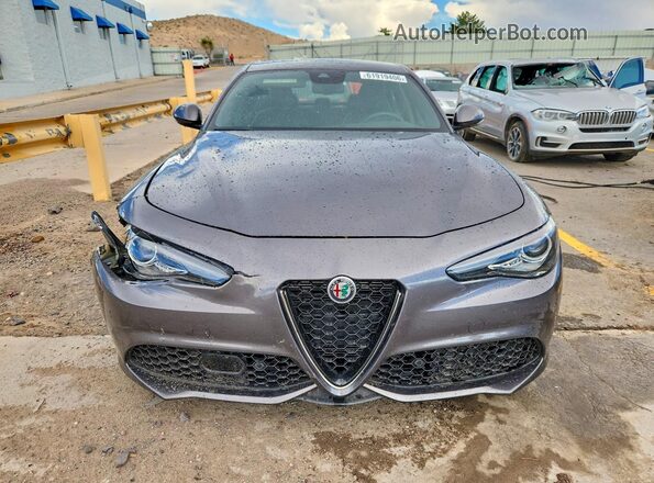 ZARFAMAN3N7652575 2022 ALFA ROMEO GIULIA Gray Вид спереду