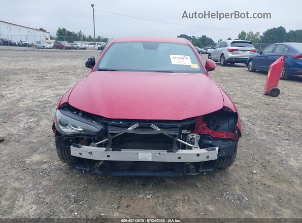 ZARFAMAN4K7598991 2019 ALFA ROMEO GIULIA Red Вид спереду