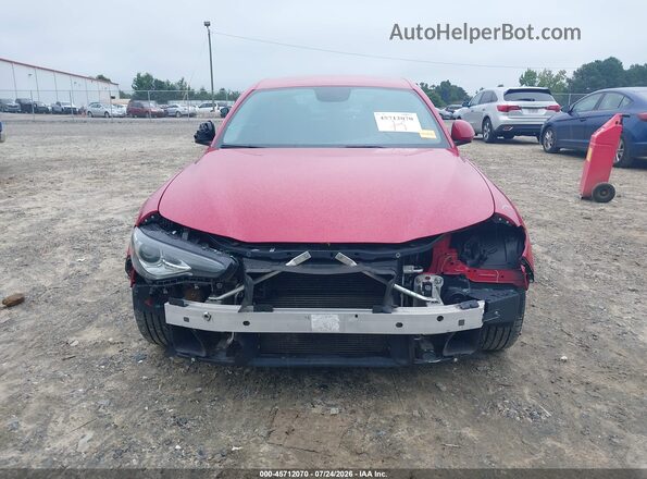 ZARFAMAN4K7598991 2019 ALFA ROMEO GIULIA Red Вид задньої частини салону