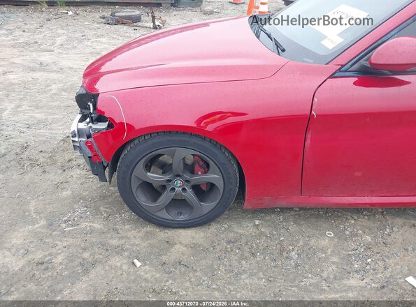 ZARFAMAN4K7598991 2019 ALFA ROMEO GIULIA Red 