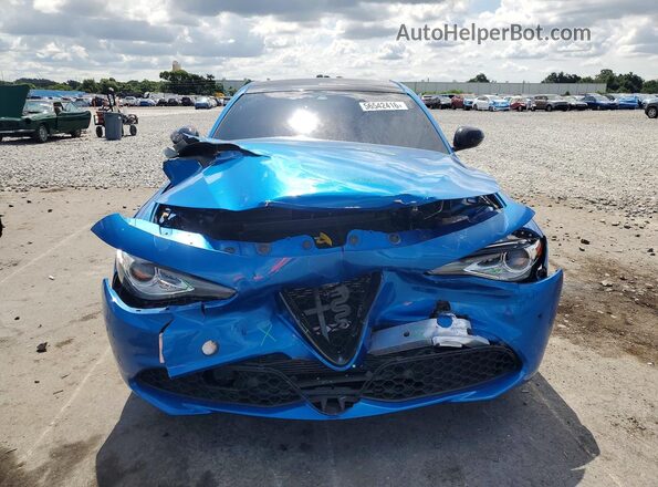 ZARFAMAN4M7645875 2021 ALFA ROMEO GIULIA Синий Вид спереди