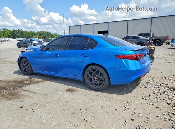 ZARFAMAN4M7645875 2021 ALFA ROMEO GIULIA Синий Задняя левая четверть